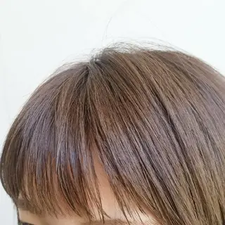ミディアム カラー ヘアアレンジ パーマ iplus まつげ、眉毛、耳つぼのマツエク・マツパデザイン