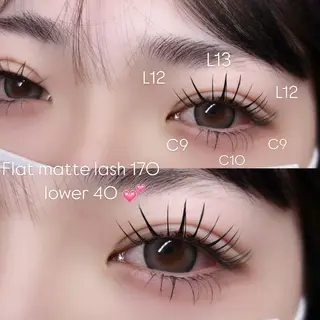 マツエク・マツパ REAL 🎀 ayakaのマツエク・マツパデザイン