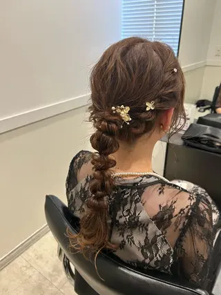 ヘアアレンジ 🌼透け感カラー 🌼Rinaのヘアスタイル