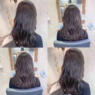 ミディアム カラー シアカラー×髪質改善 技術保証/浦前翼のヘアスタイル