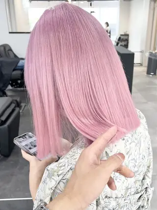 ミディアム すずか ／艶感カラー🪽🫧のヘアスタイル