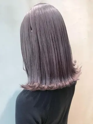 ミディアム カラー パーマ ヘアアレンジ ITbyALBUM 中野店のヘアスタイル