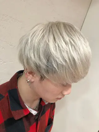 ショート カラー メンズ watanabe kazukiのヘアスタイル