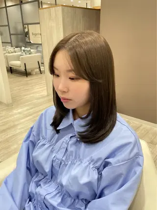 ミディアム 小武海 俊太のヘアスタイル