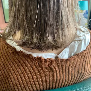 ミディアム カラー chouette/ 根本優希のヘアスタイル