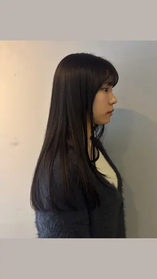 ロング 福井 莉帆のヘアスタイル
