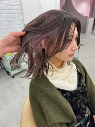 ロング カラー レイヤー&カラー 人気美容師倉崎涼のヘアスタイル