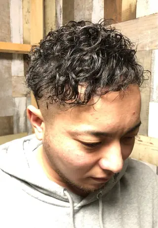 パーマ メンズ メンズ特化型/永井 友貴のヘアスタイル