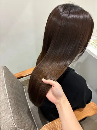 ロング 髪質改善jewelbox 〜私のトリートメント〜 東梅田店所属・髪質改善/ボブ/梅田 runa_ニュアンスのヘアスタイル