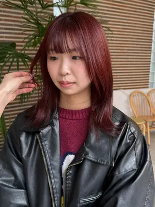 ミディアム カラー Daisy🎀【福岡 美容室】chiakiのヘアスタイル