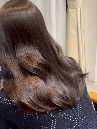 セミロング 艶髪ストレート/ 心斎橋/ annaのヘアスタイル