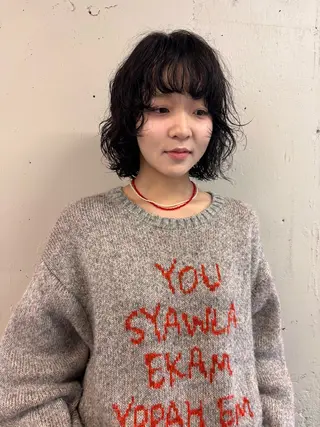 ショート パーマ ボブとパーマの達人 /美容室難民の方是非のヘアスタイル