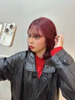 カラー houda marinのヘアスタイル