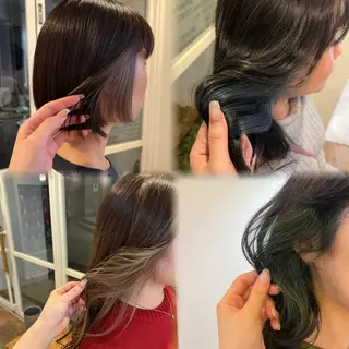 カラー 『YARD.』 森崎 優菜のヘアスタイル