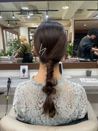 ロング 韓国風パーマ/ヘア セット/店長みづきのヘアスタイル