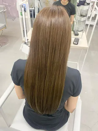 ロング カラー 前橋 姫奈のヘアスタイル