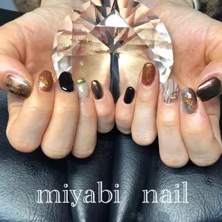 ネイル miyabi nail 桂川駅近くのネイルデザイン