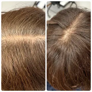 ミディアム ノンジアミンカラー /白髪染め　あべのヘアスタイル