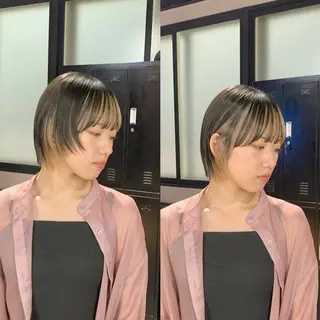 ショート カラー B E C H I C O〔べち子〕のヘアスタイル
