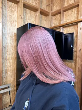 セミロング 🍀ブリーチ屋さん/ ダブルカラー・あずみのヘアスタイル