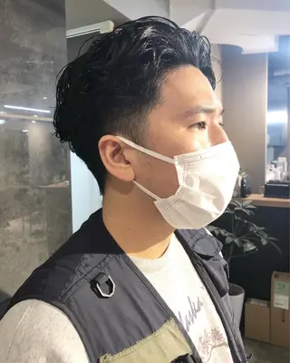 パーマ ヘアアレンジ メンズ メンズ特化✂️栗原 侑也のヘアスタイル