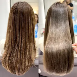 ロング EIGHT plum TOKIOリミテッドのヘアスタイル