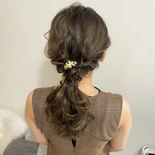 ロング risa/恵比寿/ ヘアセットのヘアスタイル
