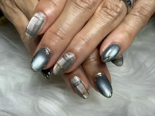 セミロング shandy nailのネイルデザイン