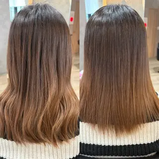 ミディアム 🫧髪質改善 ストレート✨飯塚🫧のヘアスタイル