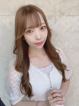 ロング カラー ✨️美髪矯正×似合わ せ艶カラー✨藤田透のヘアスタイル