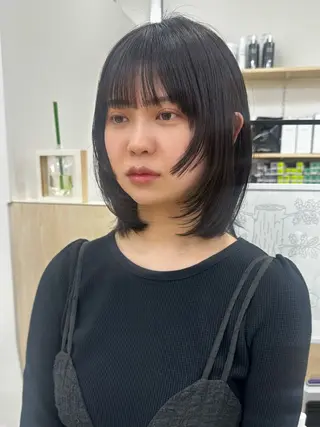 ミディアム カラー 🪭risa 暖色/レイヤー🪭のヘアスタイル