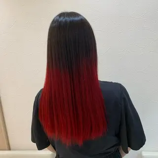 ロング カラー 店長ハイトーンカラー 柞山史奈のヘアスタイル