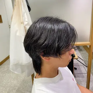 パーマ メンズ ついざき はるかのヘアスタイル