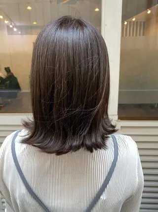 ミディアム LeSoleil 大江珠実のヘアスタイル