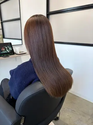 ロング カラー 菅野 萌愛のヘアスタイル