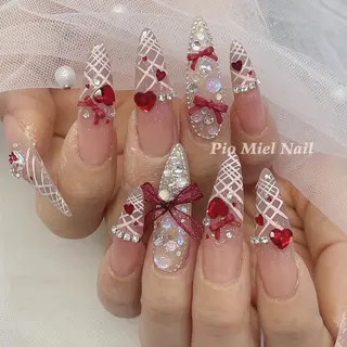 ネイル HANA 長さだしのネイルデザイン