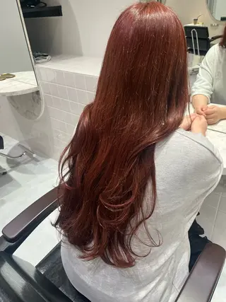 ロング カラー 透明感カラー 💎飯塚ゆうきのヘアスタイル
