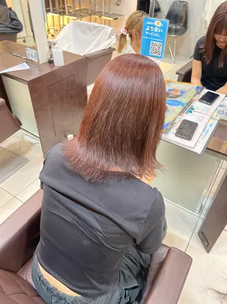 ミディアム 🤎韓国ヘア ベージュ まゆか🤎のヘアスタイル