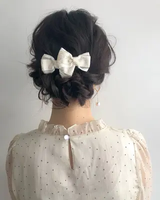 ミディアム ヘアアレンジ 柳澤 興輝のヘアスタイル