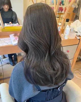 ロング カラー LUNA🌙韓国ヘア 🌙レイヤーカットのヘアスタイル