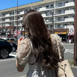 ロング カラー 𓍯暖色/韓国風 田中沙羅‎𓍯のヘアスタイル