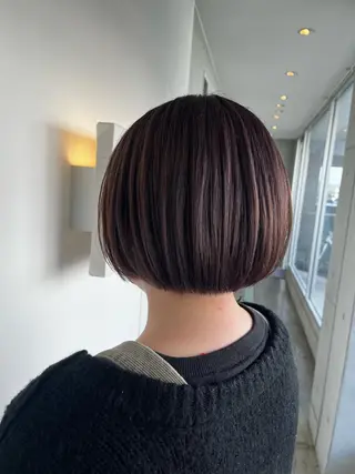 ショート おせ ちさとのヘアスタイル