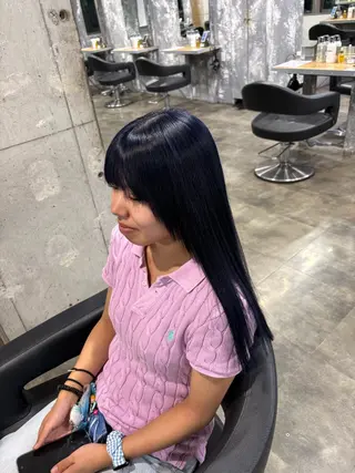 ロング カラー ハイトーン 横浜💞ミオのヘアスタイル