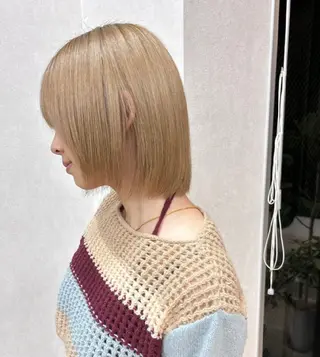 カラー seina/ ブリーチカラー✨のヘアスタイル