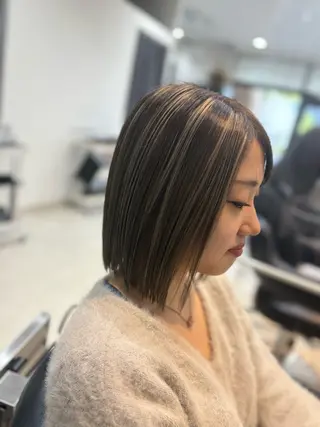 ミディアム カラー 美容室シャルム⭐️ 清水　勇希🩷のヘアスタイル