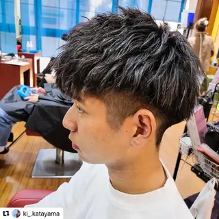 ミディアム カラー メンズ 🩷Eny terrace🩷のヘアスタイル