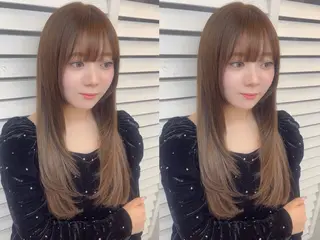 ロング カラー mimi☪️ 艶髪髪質改善/メンズのヘアスタイル