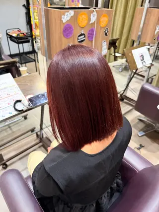 ミディアム Ayaka/天王寺 /ハイトーン/透明感のヘアスタイル