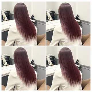 ロング カラー 髪質改善 艶髪矯正 エクステ かいり✂️のヘアスタイル