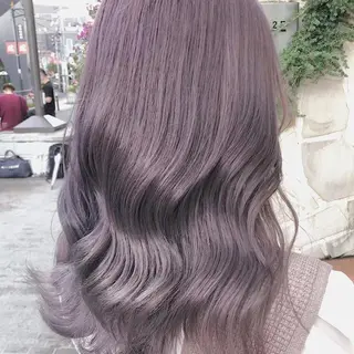 ロング カラー MOMO艶髪 🩵モテカラーのヘアスタイル